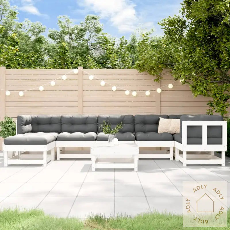 Hagesofagruppe 8 Deler Hvit Heltre Furu