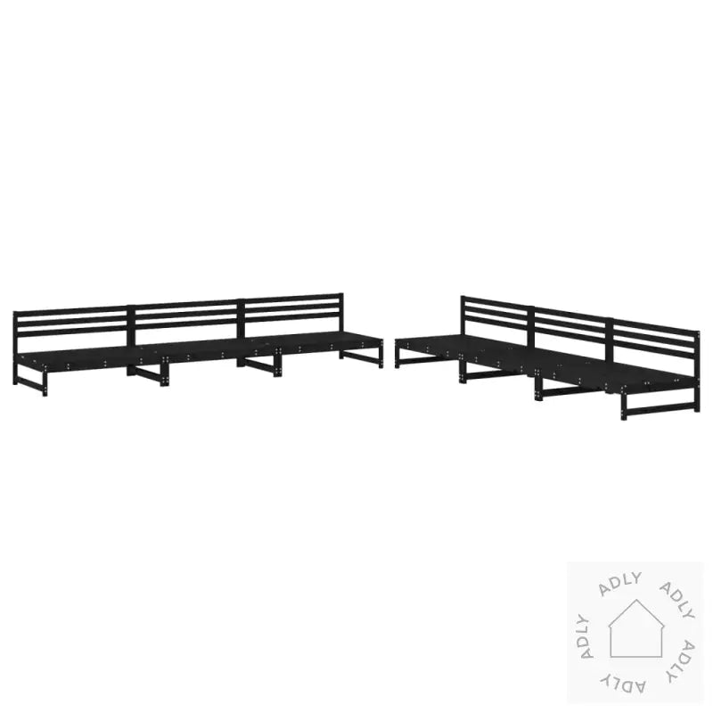 Hagesofagruppe 6 Deler Svart Heltre Furu