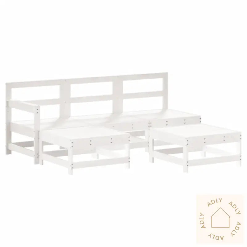 Hagesofagruppe Hvit 5 Deler Heltre Furu