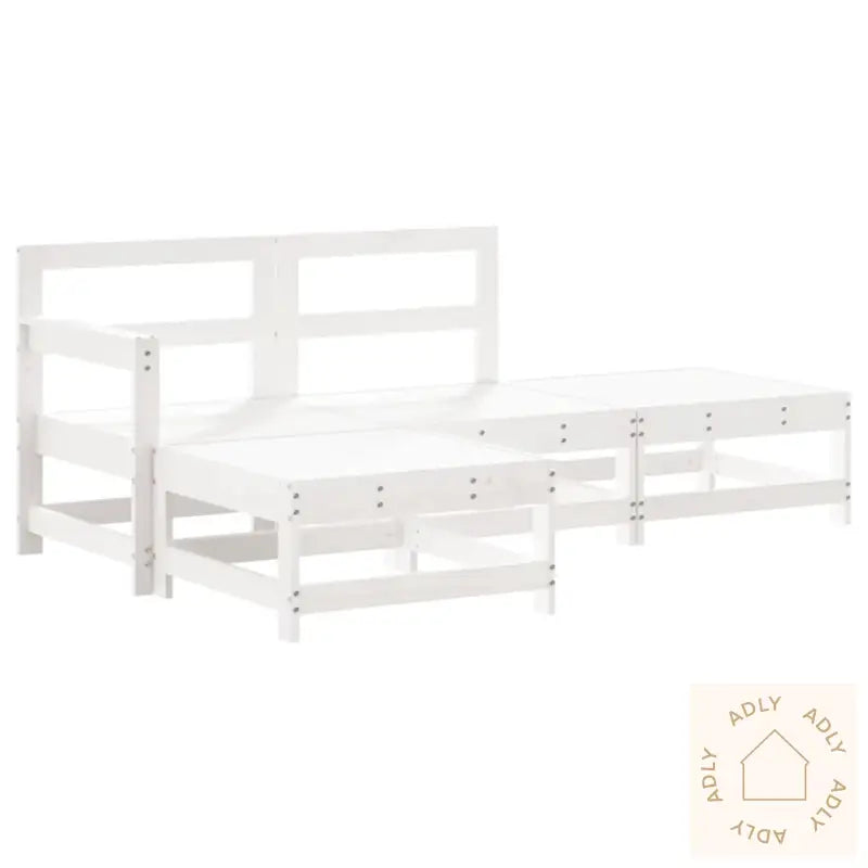 Hagesofagruppe 4 Deler Hvit Heltre Furu
