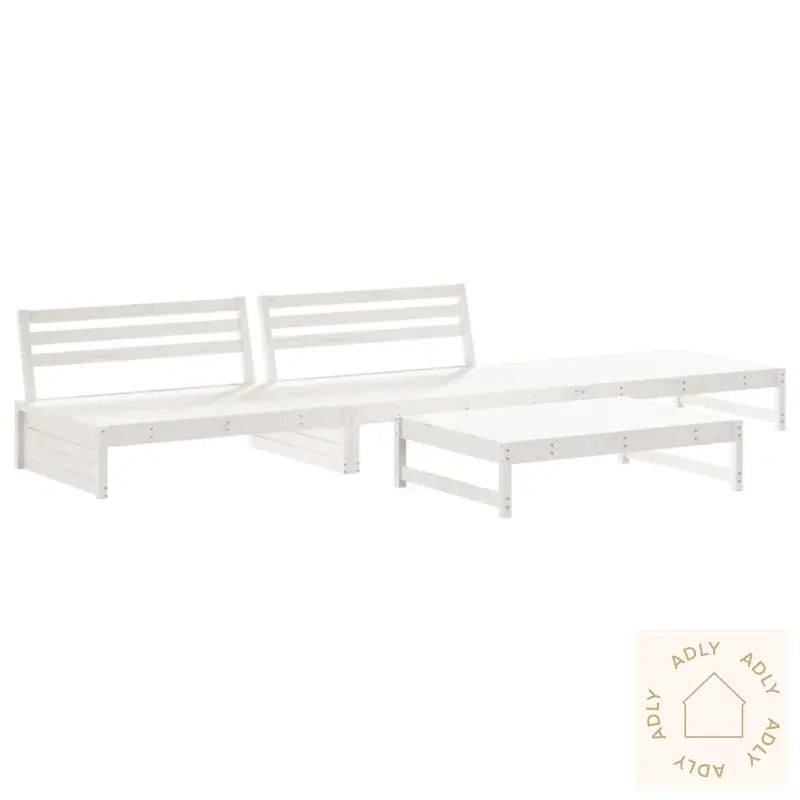 Hagesofagruppe 4 Deler Hvit Heltre Furu