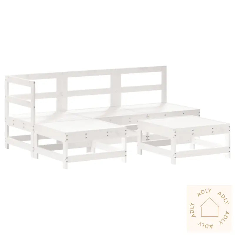 Hagesofagruppe Hvit 5 Deler Heltre Furu