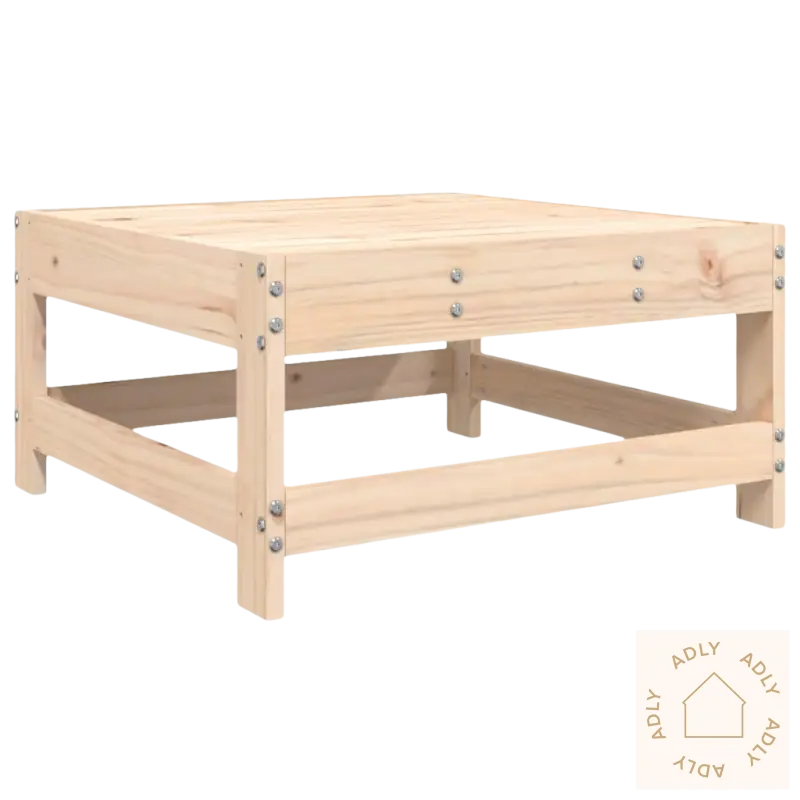 Ubehandlet heltre furu hagemøbler med lamelldesign, perfekt som møbler til hjemmet