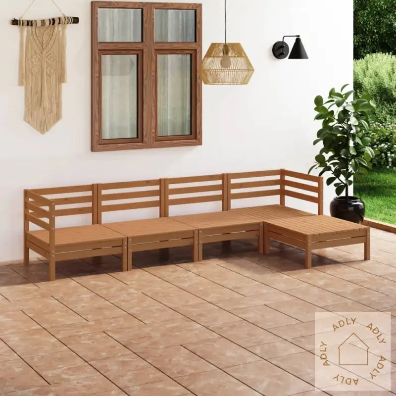 Hagesofagruppe 5 Deler Honningbrun Heltre Furu