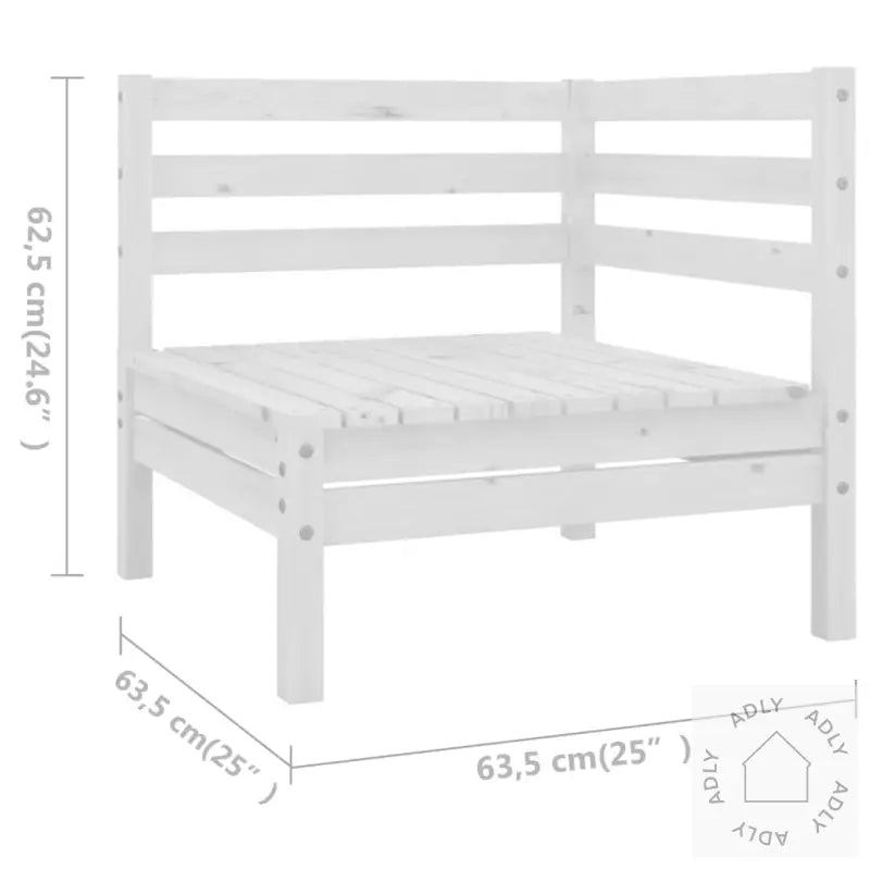 Hagesofagruppe 8 Deler Hvit Heltre Furu