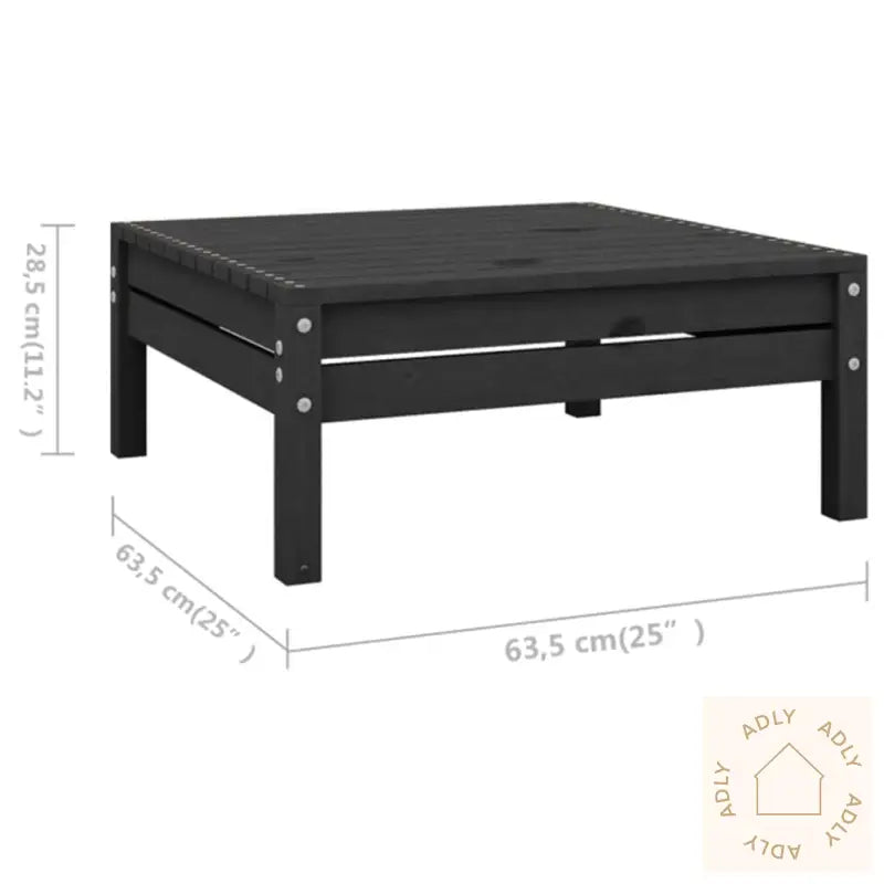 Hagesofagruppe 5 Deler Svart Heltre Furu