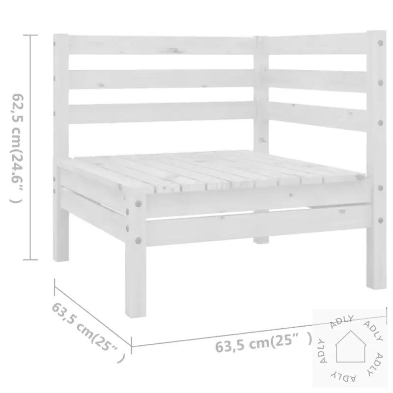 Hagesofagruppe 7 Deler Hvit Heltre Furu