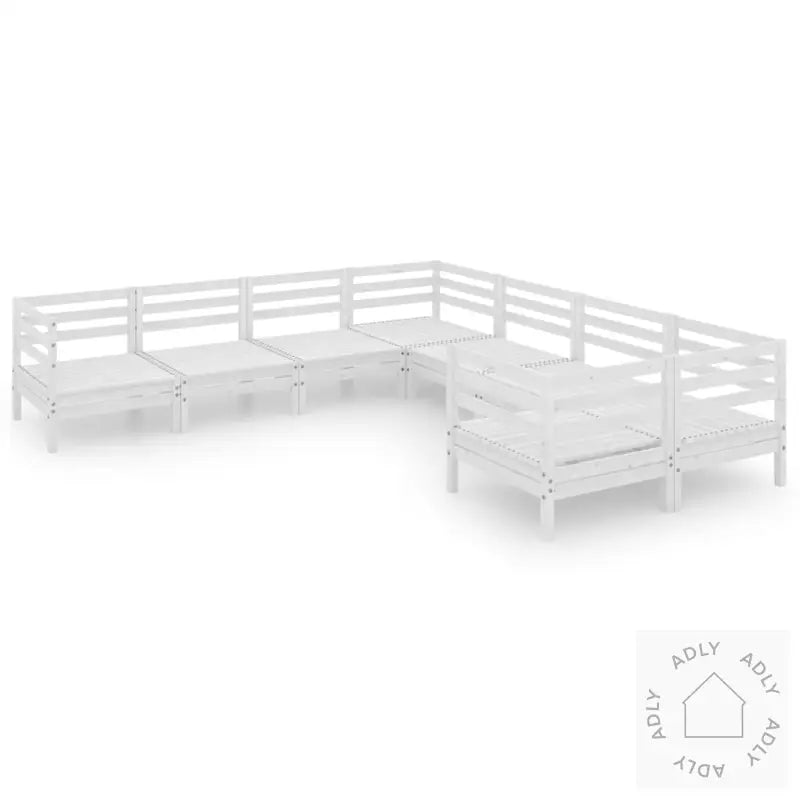 Hagesofagruppe 8 Deler Hvit Heltre Furu