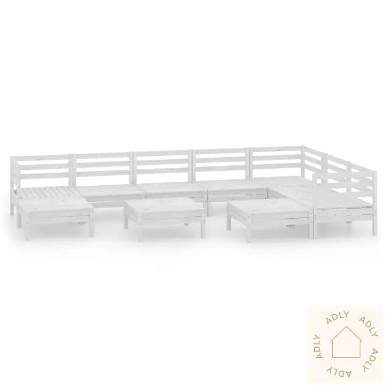 Hagesofagruppe 10 Deler Hvit Heltre Furu