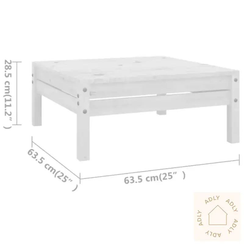 Hagesofagruppe 6 Deler Hvit Heltre Furu