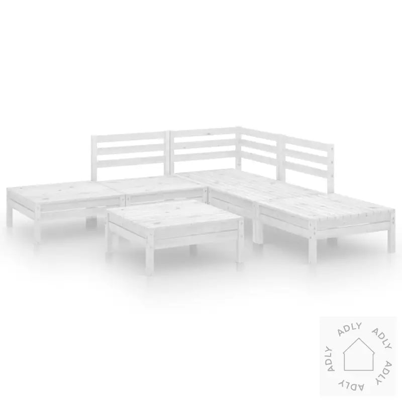 Hagesofagruppe 6 Deler Hvit Heltre Furu