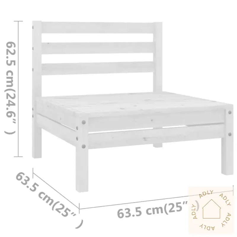 Hagesofagruppe 6 Deler Hvit Heltre Furu
