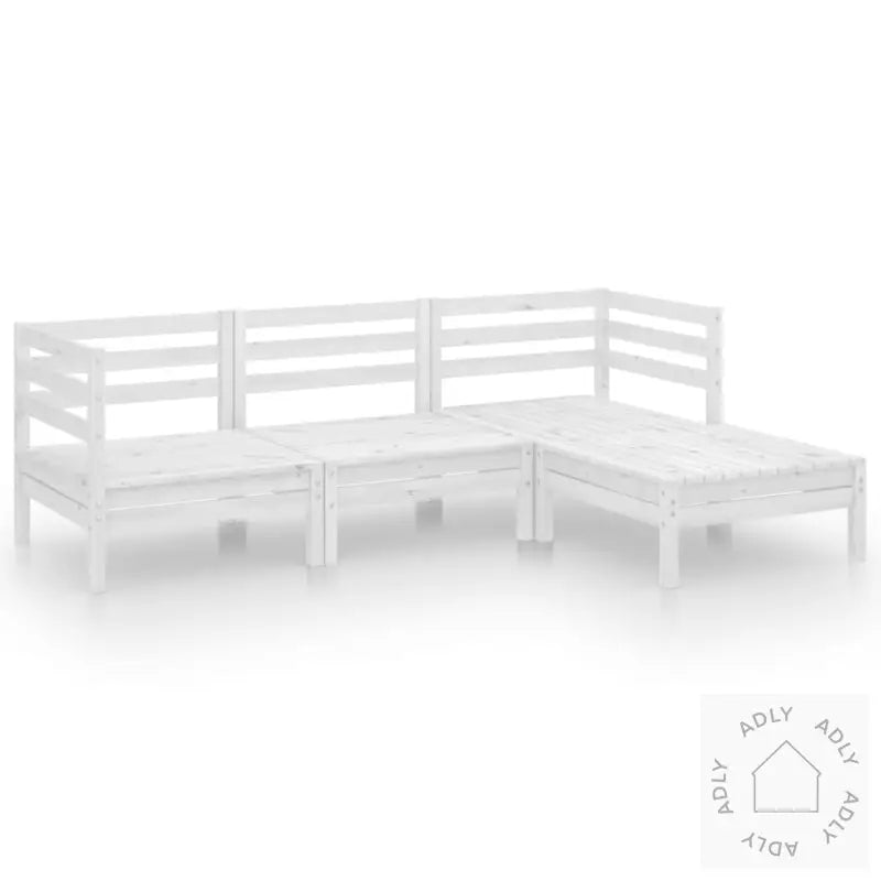 Hagesofagruppe 4 Deler Hvit Heltre Furu