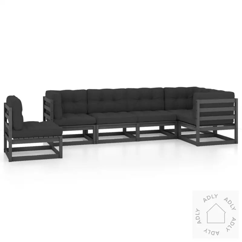 Hagesofagruppe Med Puter 6 Deler Heltre Furu