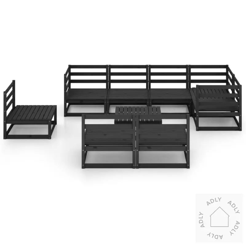 Hagesofagruppe 9 Deler Svart Heltre Furu