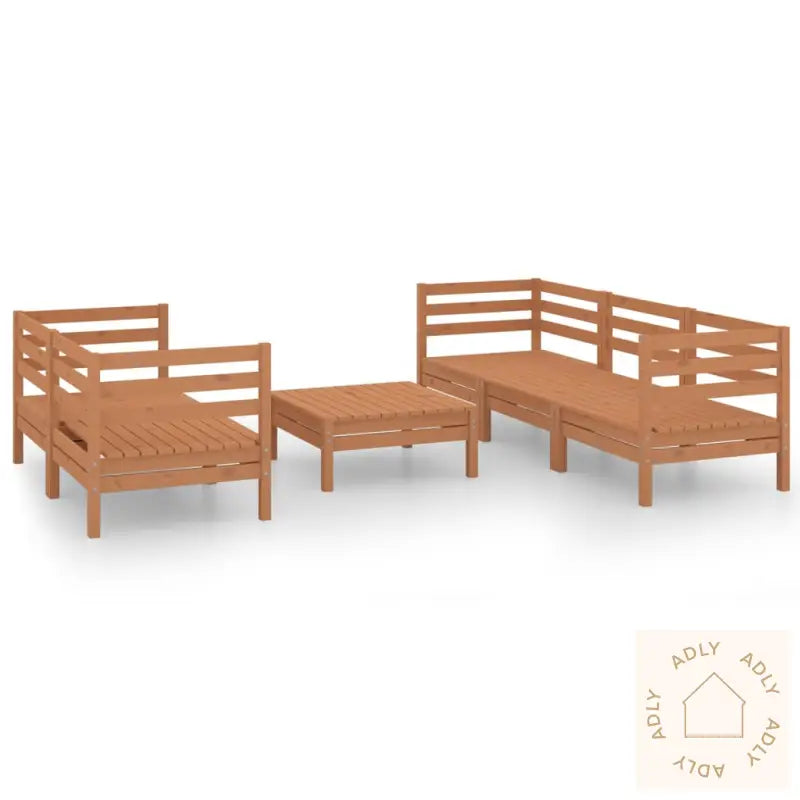 Hagesofagruppe 6 Deler Honningbrun Heltre Furu