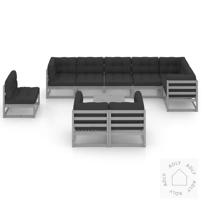 Hagesofagruppe Med Puter 10 Deler Heltre Furu