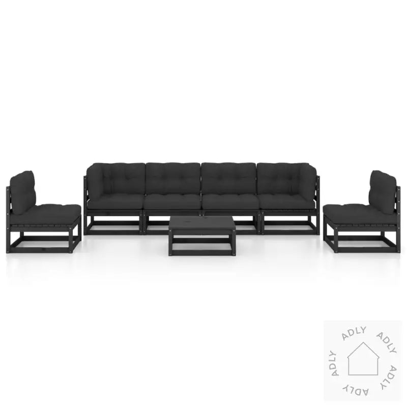 Hagesofagruppe Med Puter 7 Deler Heltre Furu