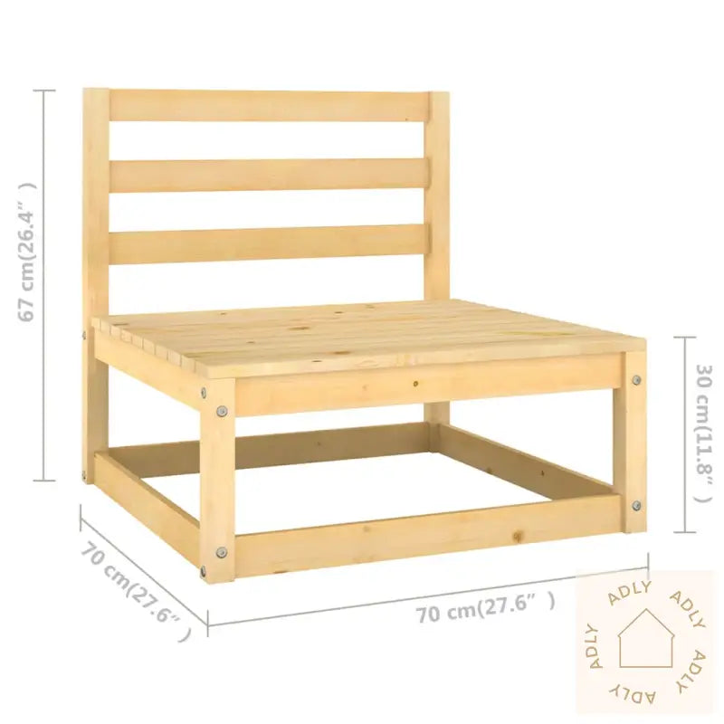 Hagesofagruppe Med Puter 6 Deler Heltre Furu