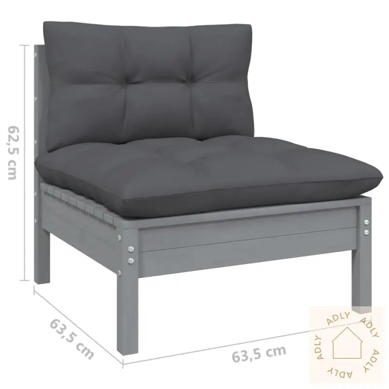 Hagesofagruppe Med Puter 7 Deler Heltre Furu