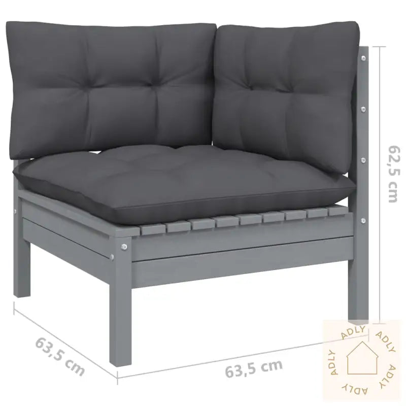 Hagesofagruppe Med Puter 9 Deler Heltre Furu