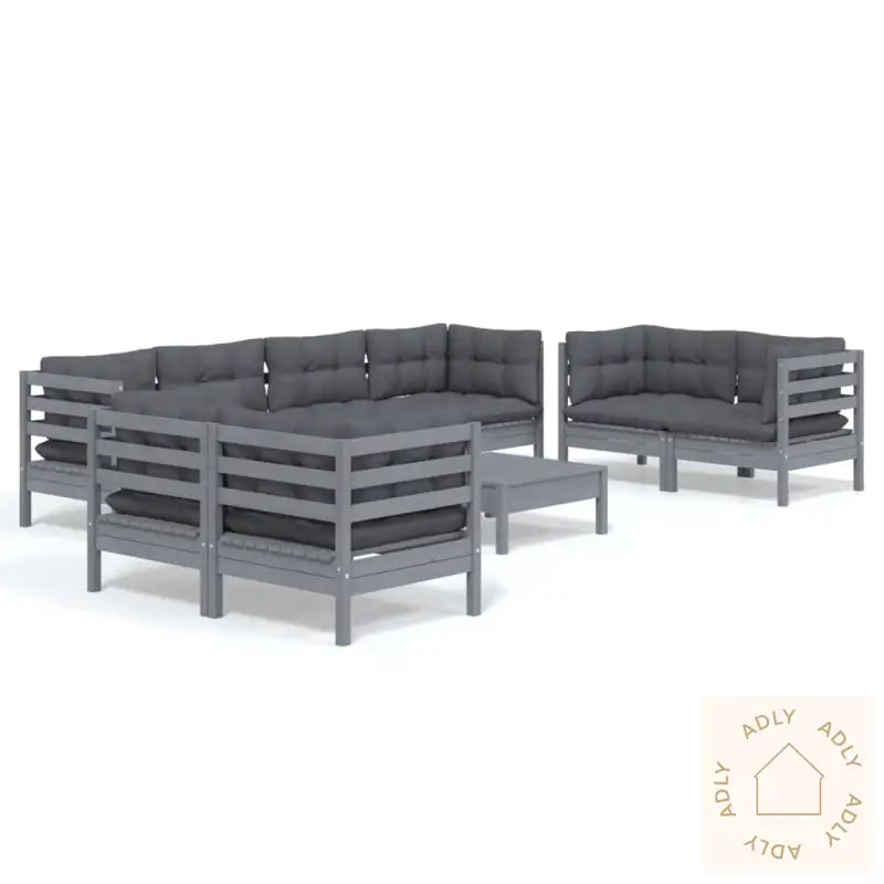Hagesofagruppe Med Puter 9 Deler Heltre Furu