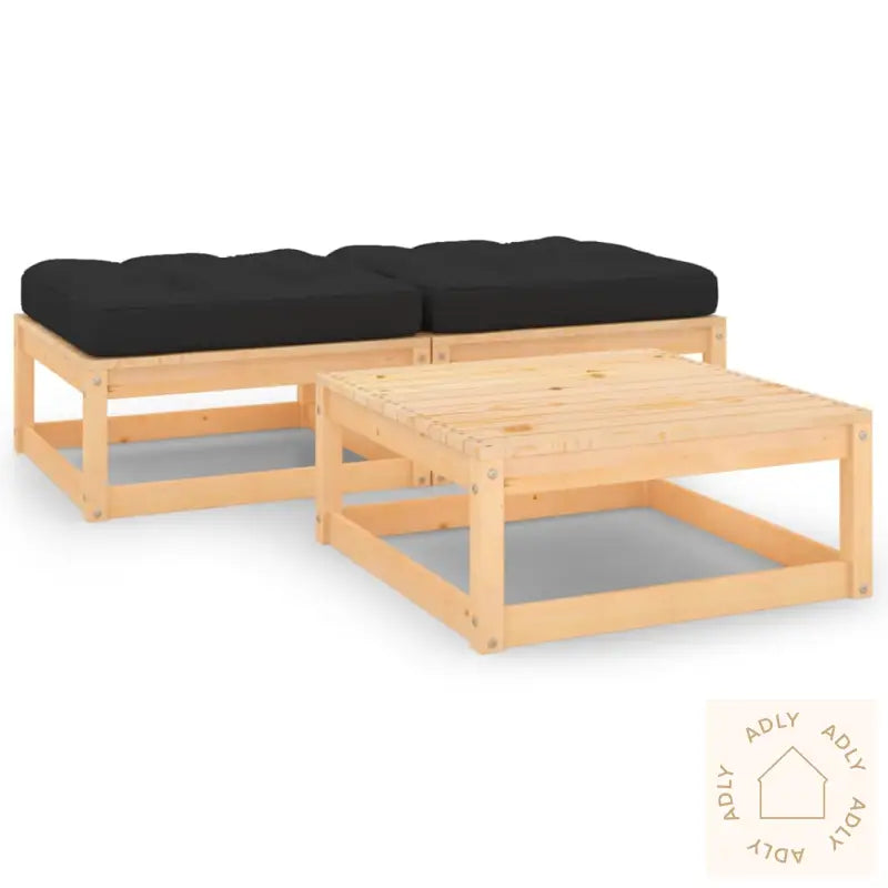 Hagesofagruppe Med Puter 3 Deler Heltre Furu