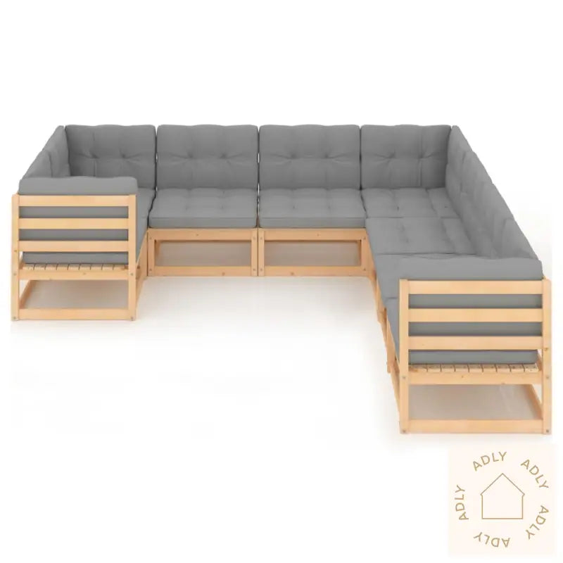 Hagesofagruppe Med Puter 8 Deler Heltre Furu