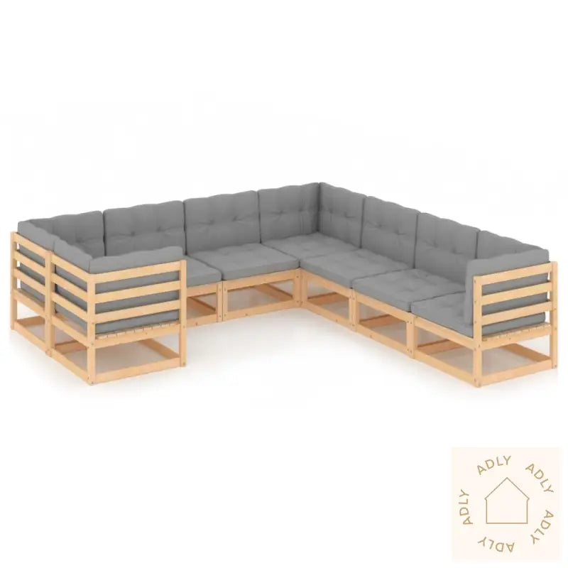 Hagesofagruppe Med Puter 8 Deler Heltre Furu