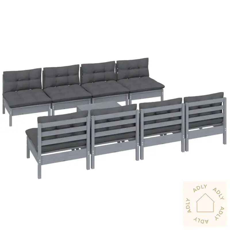 Hagesofagruppe Med Puter 9 Deler Heltre Furu