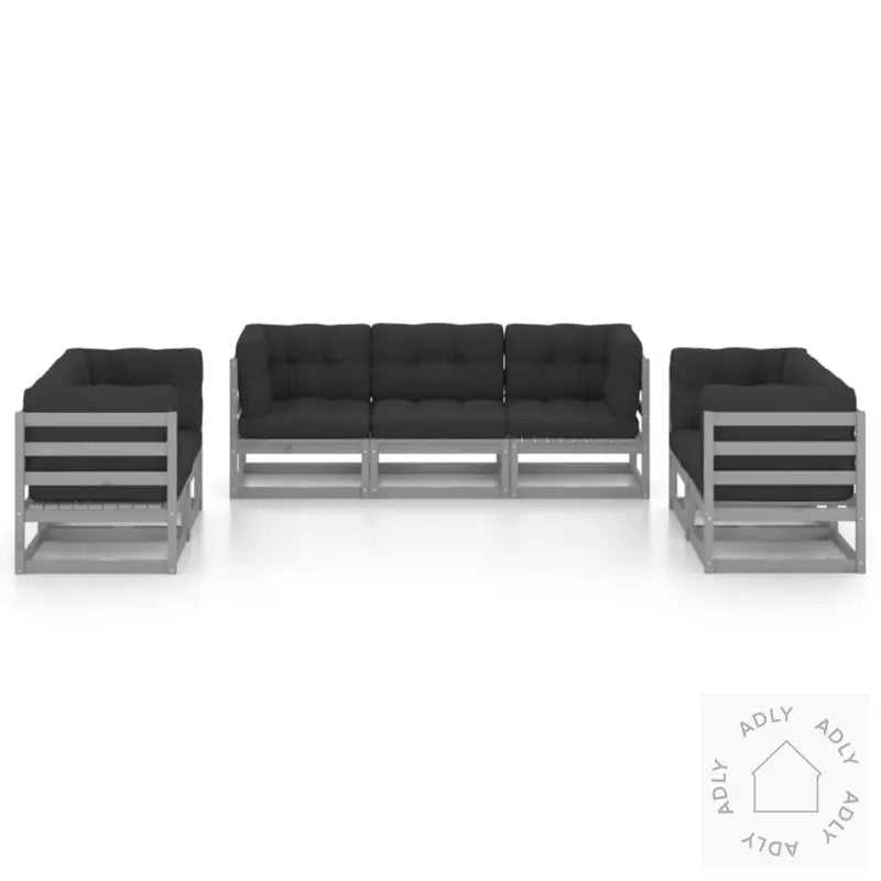 Hagesofagruppe Med Puter 7 Deler Heltre Furu