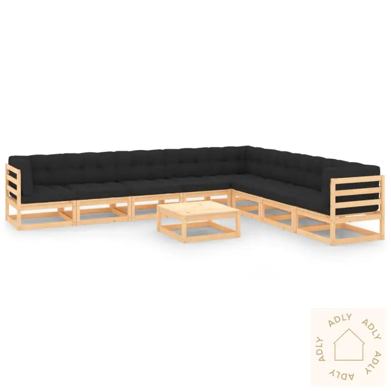 Hagesofagruppe Med Puter 9 Deler Heltre Furu