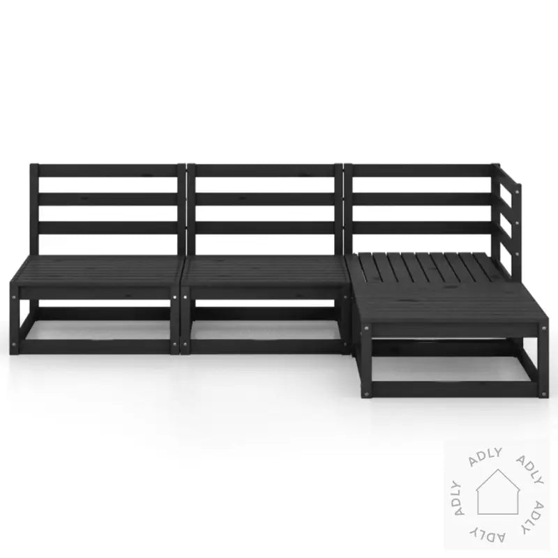 Hagesofagruppe 4 Deler Svart Heltre Furu
