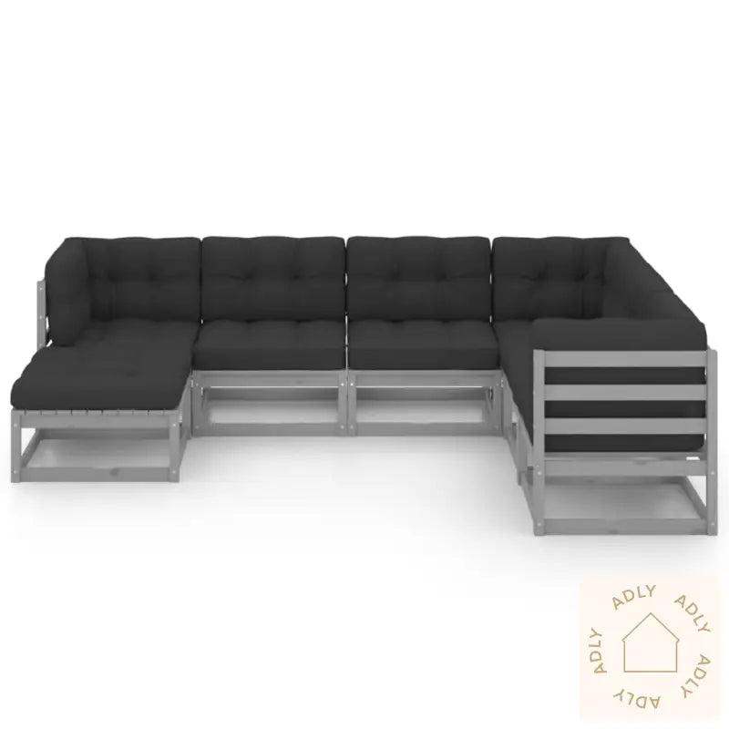 Hagesofagruppe Med Puter 7 Deler Heltre Furu