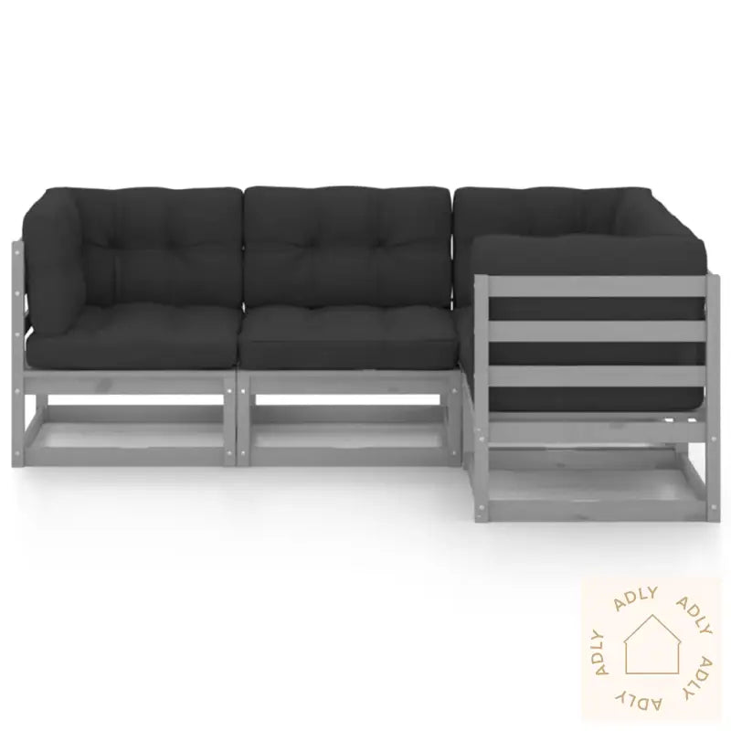 Hagesofagruppe Med Puter 4 Deler Heltre Furu