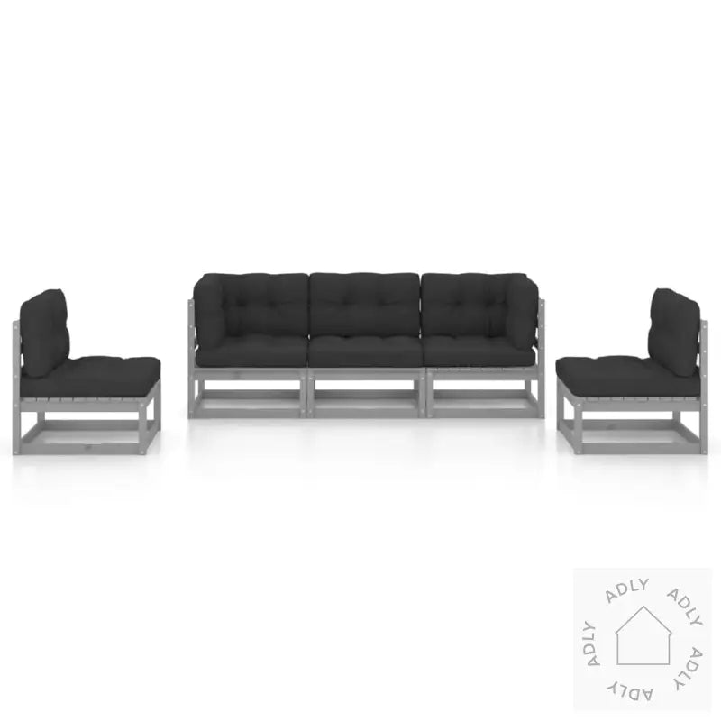 Hagesofagruppe Med Puter 5 Deler Heltre Furu