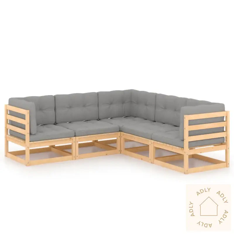 Hagesofagruppe Med Puter 5 Deler Heltre Furu