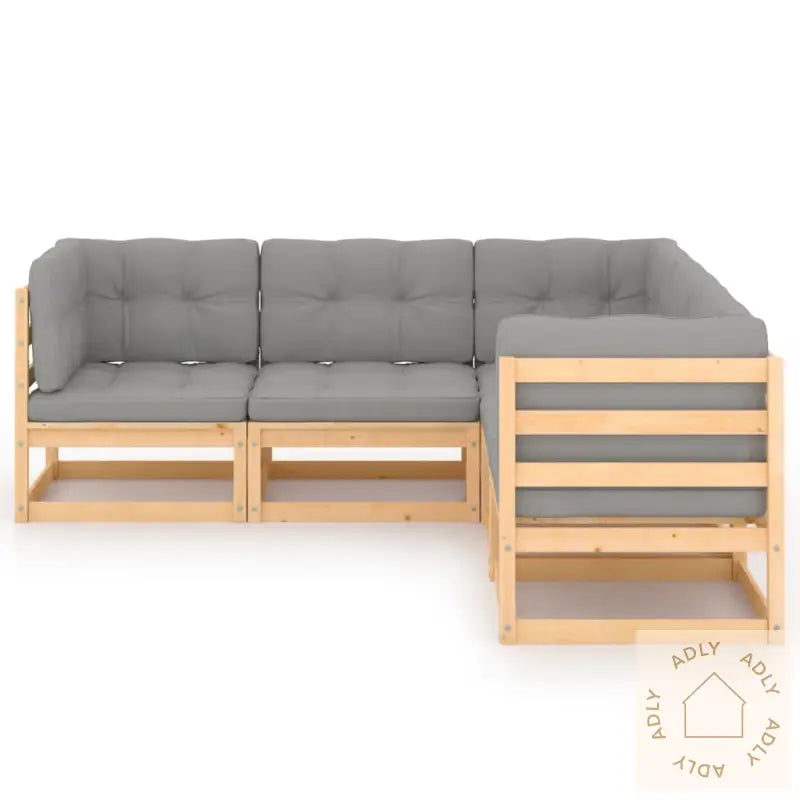 Hagesofagruppe Med Puter 5 Deler Heltre Furu