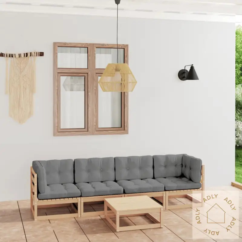Hagesofagruppe Med Puter 5 Deler Heltre Furu