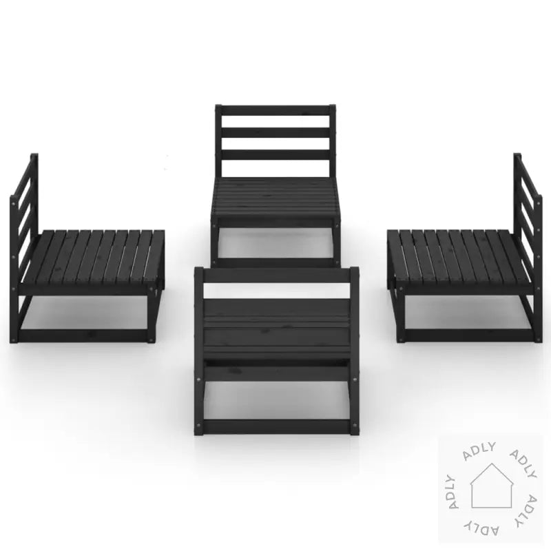 Hagesofagruppe 4 Deler Svart Heltre Furu