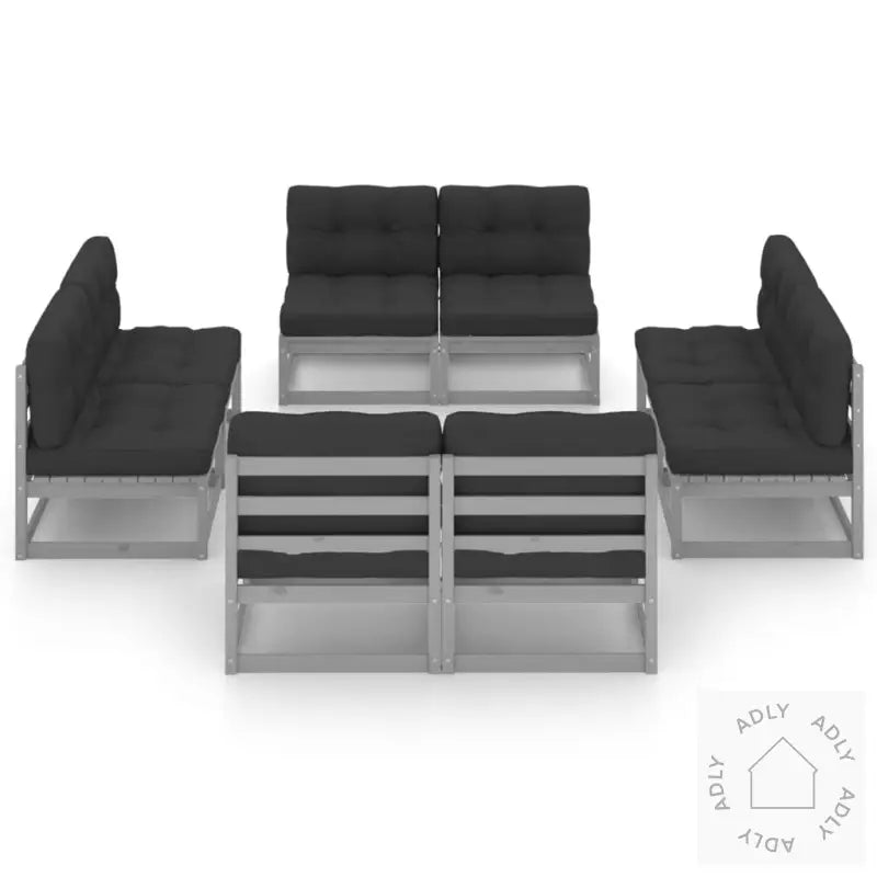 Hagesofagruppe Med Puter 8 Deler Heltre Furu