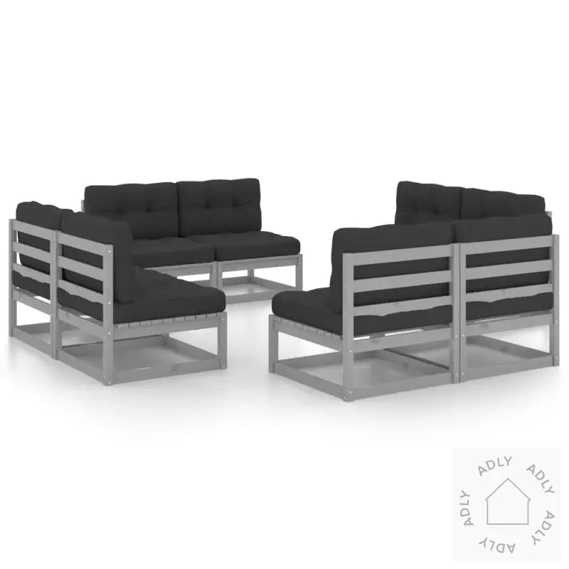 Hagesofagruppe Med Puter 8 Deler Heltre Furu