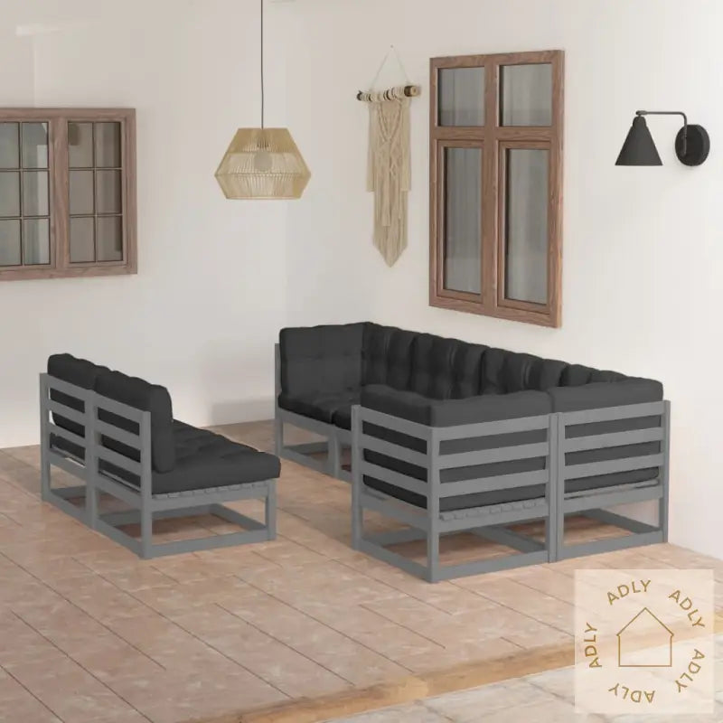 Hagesofagruppe Med Puter 7 Deler Heltre Furu
