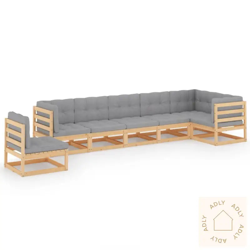 Hagesofagruppe Med Puter 7 Deler Heltre Furu