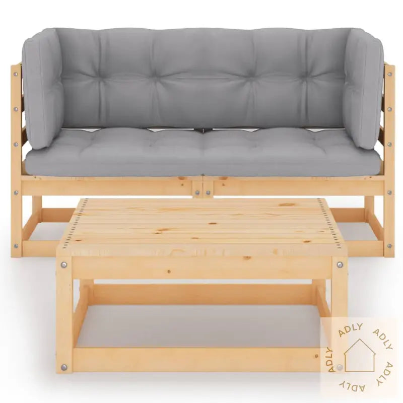 Hagesofagruppe Med Puter 3 Deler Heltre Furu