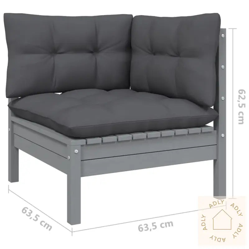 Hagesofagruppe Med Puter 6 Deler Heltre Furu