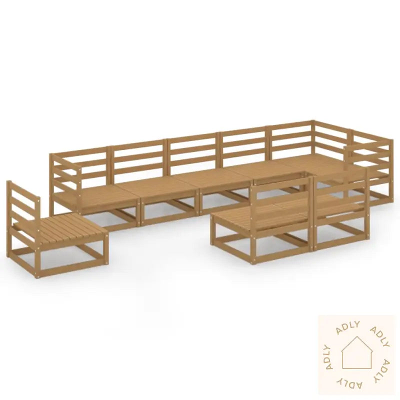 Hagesofagruppe 9 Deler Honningbrun Heltre Furu