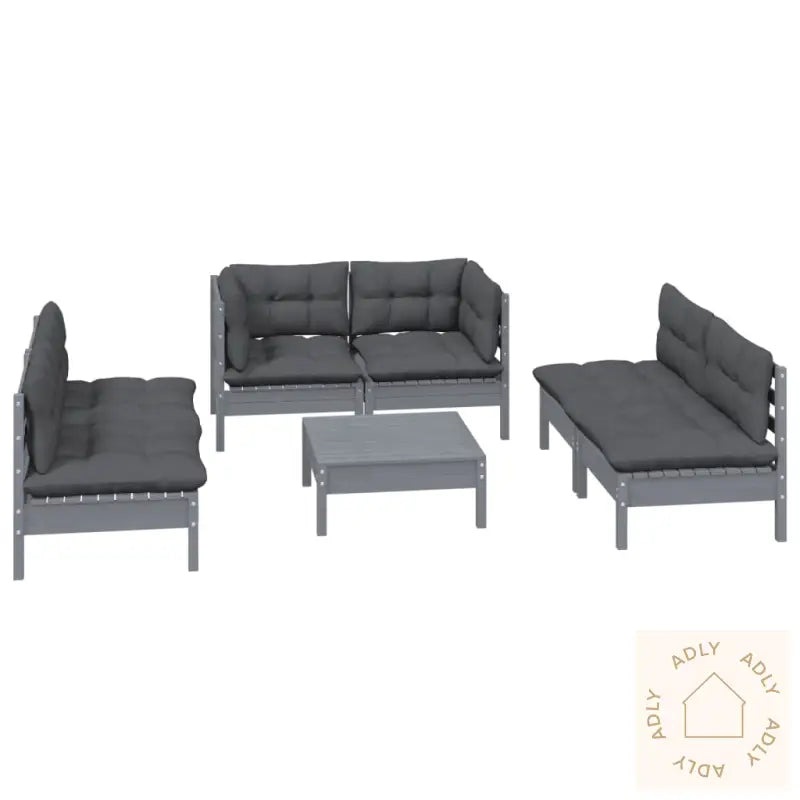 Hagesofagruppe Med Puter 7 Deler Heltre Furu
