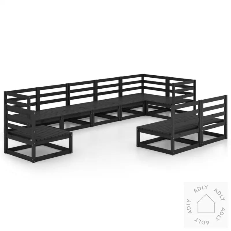 Hagesofagruppe 9 Deler Svart Heltre Furu