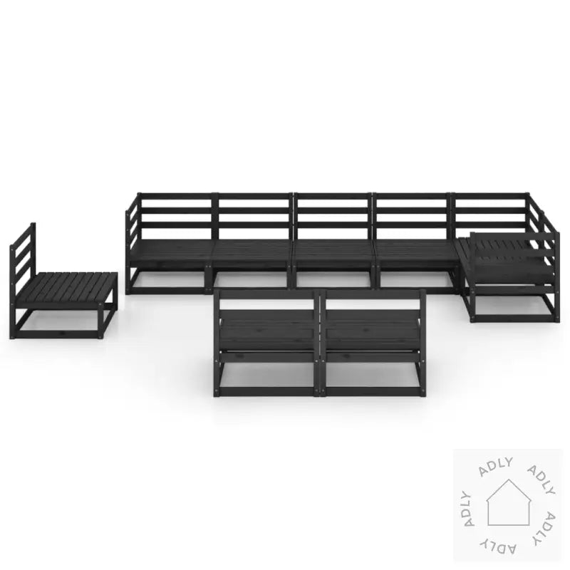 Hagesofagruppe 9 Deler Svart Heltre Furu